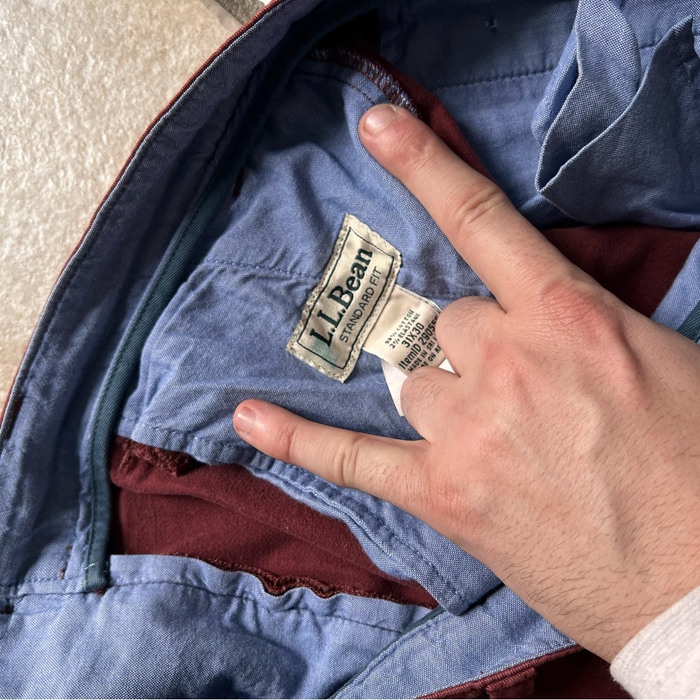 VINTAGE LL BEAN SLACKS 31X30